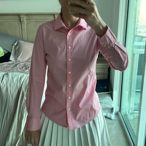 J. Crew size small Haberdashery pink button down collared shirt